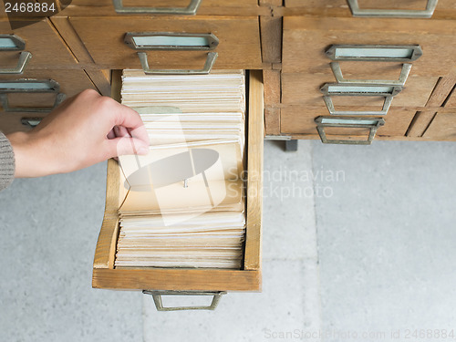 Image of Old archive with drawers