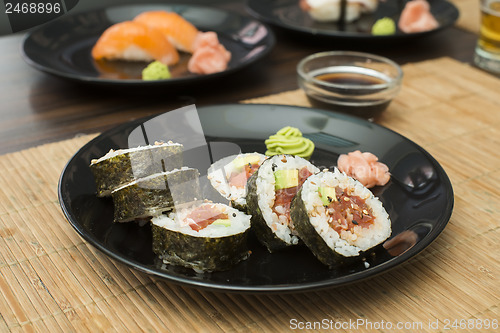 Image of Sushi in sushi bar