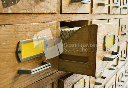 Image of Old archive with drawers