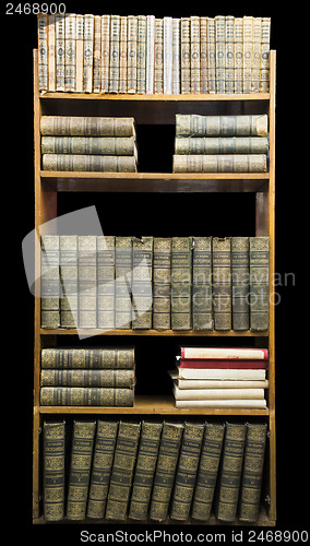 Image of Old books on shelf