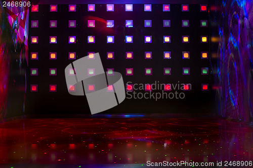 Image of Disco with colorful lights
