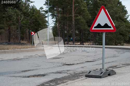 Image of Potholes on the road