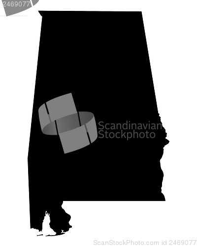 Image of Map of Alabama
