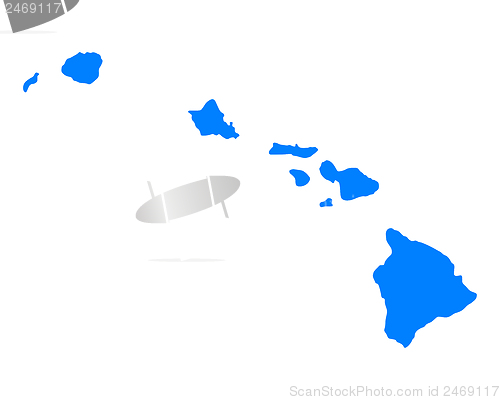 Image of Map of Hawaii