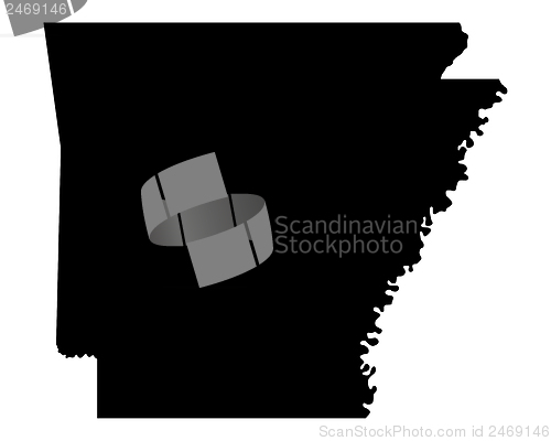 Image of Map of Arkansas