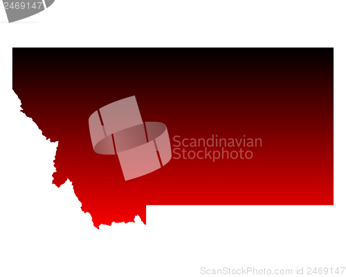 Image of Map of Montana