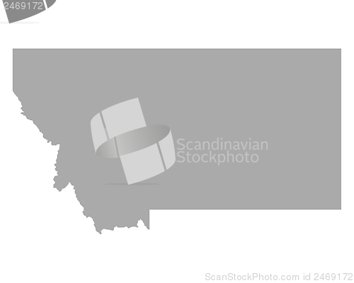 Image of Map of Montana