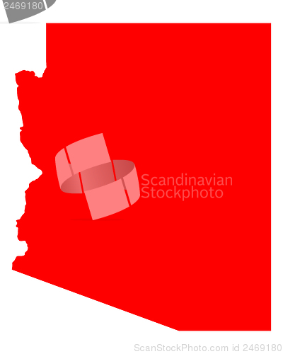 Image of Map of Arizona