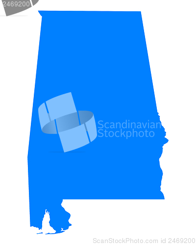 Image of Map of Alabama