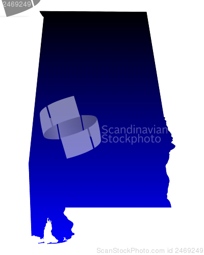 Image of Map of Alabama