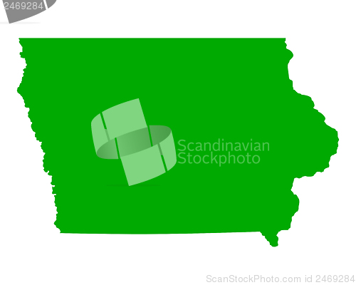 Image of Map of Iowa