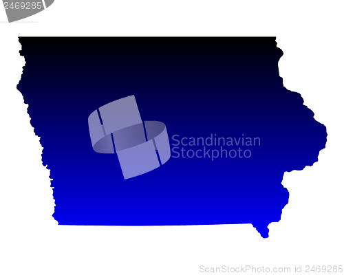 Image of Map of Iowa