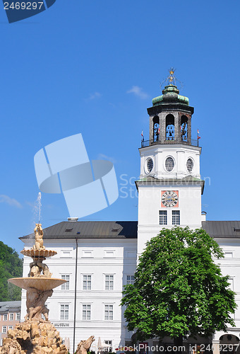 Image of Carillon tower of New Residence in Salzburg