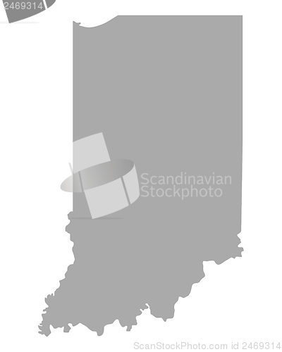 Image of Map of Indiana