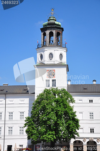 Image of Carillon tower of New Residence in Salzburg