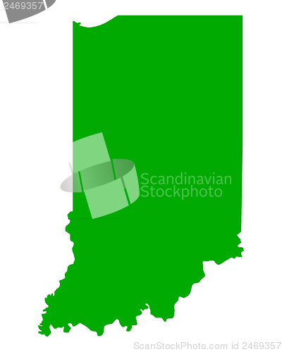 Image of Map of Indiana