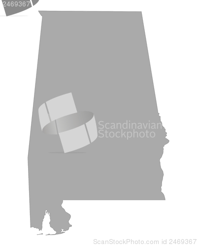 Image of Map of Alabama
