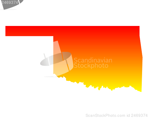 Image of Map of Oklahoma