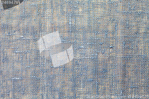 Image of blue linen texture