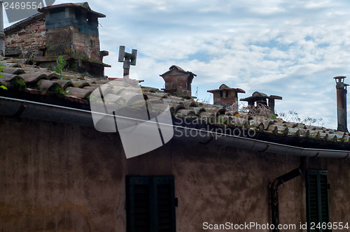 Image of Roof of old historical building