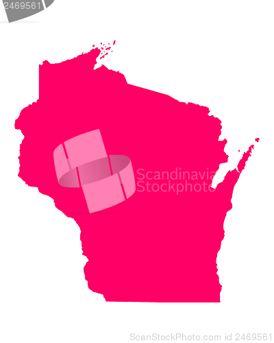 Image of Map of Wisconsin