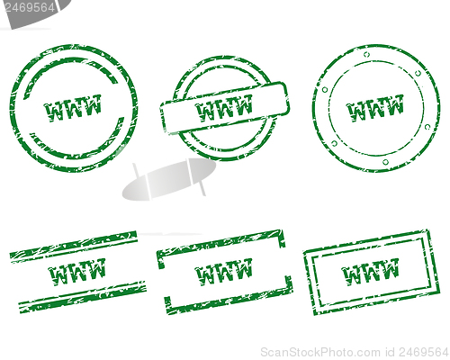 Image of WWW stamps