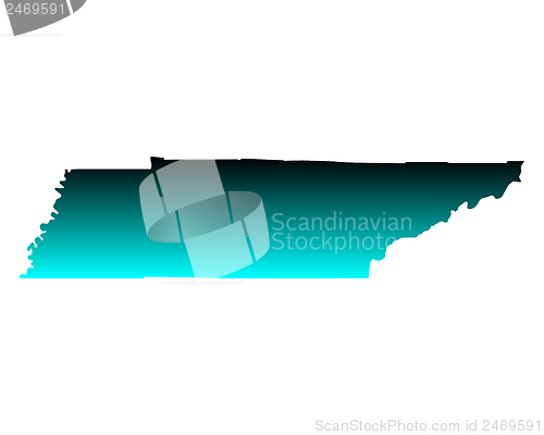 Image of Map of Tennessee