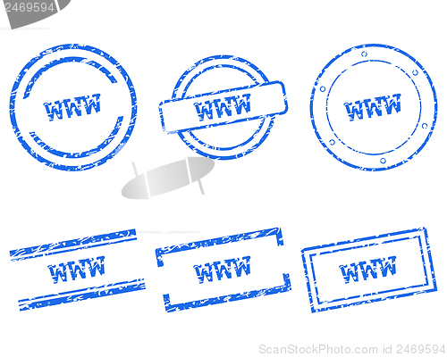Image of WWW stamps