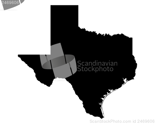 Image of Map of Texas