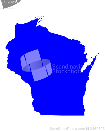 Image of Map of Wisconsin