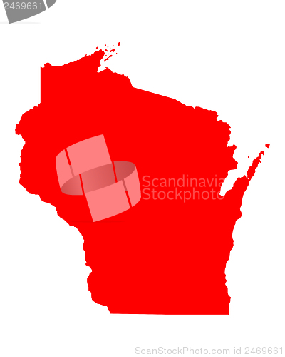 Image of Map of Wisconsin