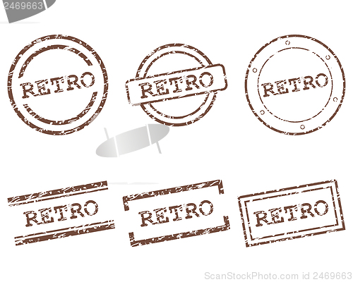 Image of Retro stamps