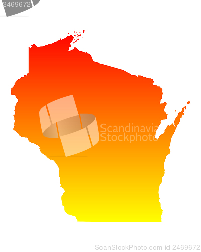 Image of Map of Wisconsin