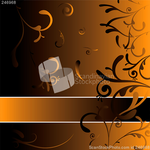 Image of regal decoration orange