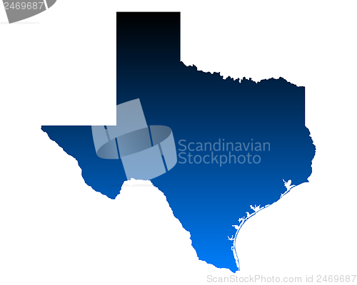 Image of Map of Texas