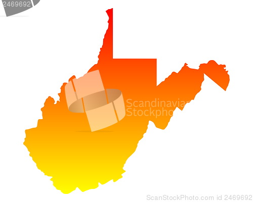 Image of Map of West Virginia