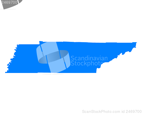 Image of Map of Tennessee