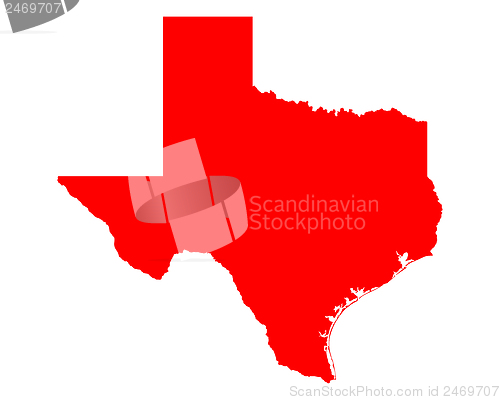 Image of Map of Texas