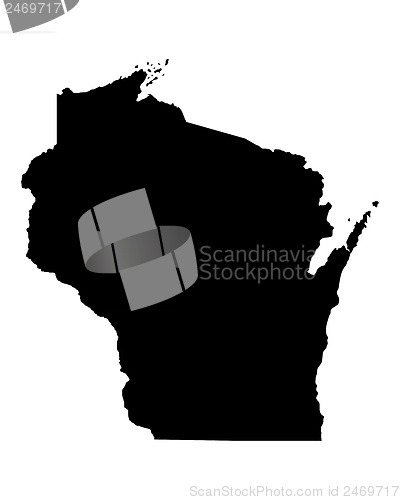 Image of Map of Wisconsin