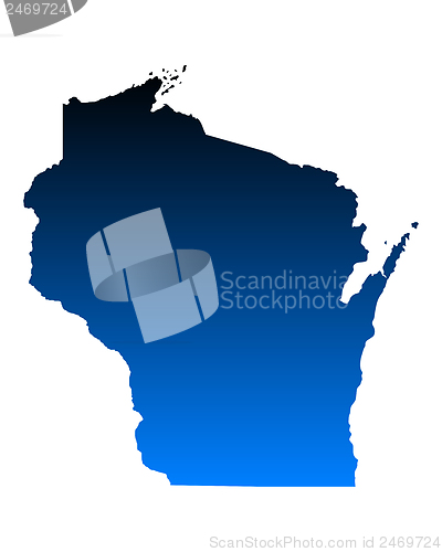 Image of Map of Wisconsin