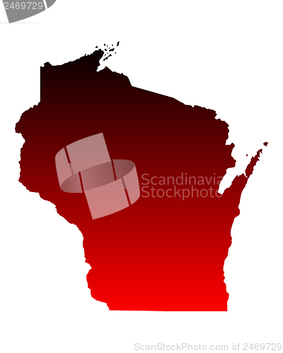 Image of Map of Wisconsin