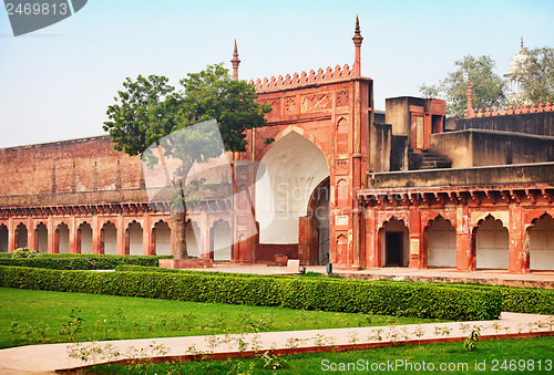 Image of Gate of the old Indian Red Fort