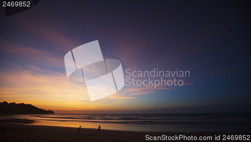 Image of Sunset on the beach