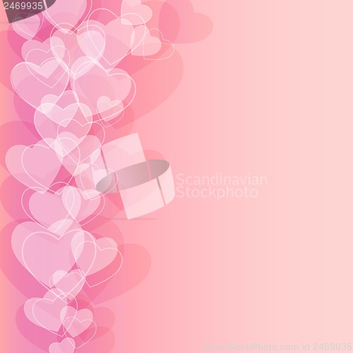 Image of Abstract background to the Valentine's day