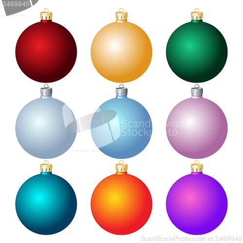 Image of Christmas balls.