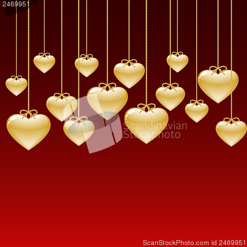 Image of background of hearts