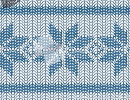 Image of seamless knitted pattern