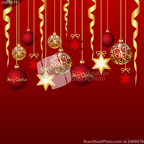 Image of Elegant Christmas Background