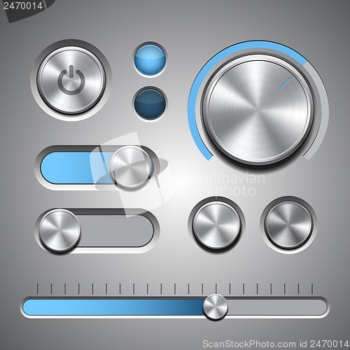 Image of Set of the detailed UI elements