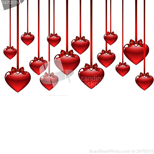 Image of background of hearts